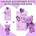 Partylamb Valentines Day Gifts for Kids 24 Pack Mini Bear Plush Toys Small Stuffed Animals Bulk Keychains with Valentines Day Cards for Kid Girls Boys Teens Exchange Gifts School Classroom Prizes Party Favors - Image 4
