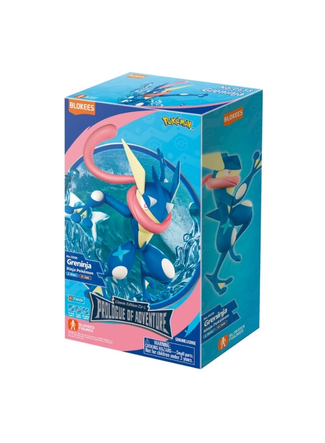 Blokees Pokémon Greninja Building Figure – Prologue of Adventure Model Kit | Collectible Ninja Pokémon Toy | Genuine Licensed Figure | Fun Construction Gift for Kids Boys UAE - Image 2