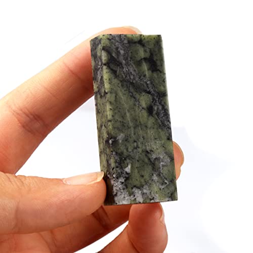 CBRIGHT Mini Knife Sharpening Stone 1PC 10000# Whetstone Final Fine Polished Natural green Sharpener Oilstone (2 x 0.8 x 0.4 Inch) - Image 4