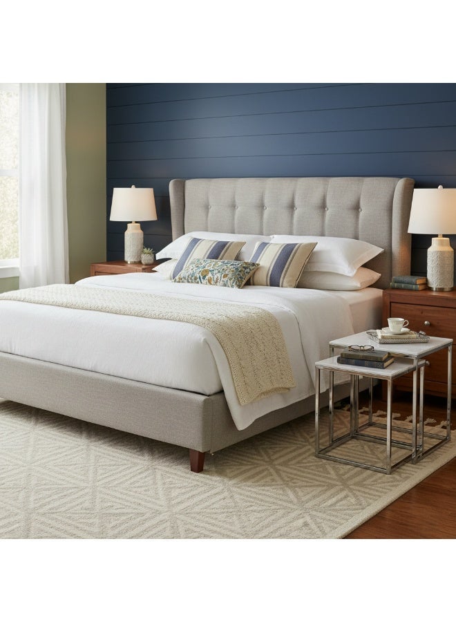 Sharpdo Square Coffee Table Mother and Child Simple Modern Living Room Home Marble Light Luxury Style Combination Table 40*40*44&35*35*37CM - Image 3