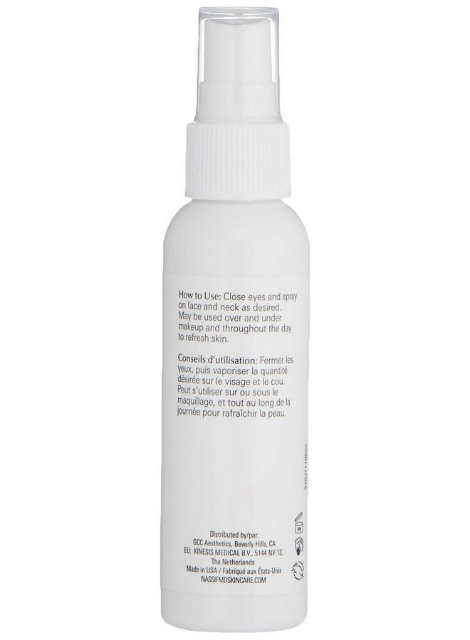 ناصيف أم دي يحتوي رذاذ ترطيب الوجه الفوري 3Ha من Nassifmd على 3 أنواع من حمض الهيالورونيك للحفاظ على وجهك منتعشًا ورطبًا ويقلل مظهر انتفاخ البشرة والهالات السوداء والخطوط الدقيقة (2 أونصة سائلة) - Image 2
