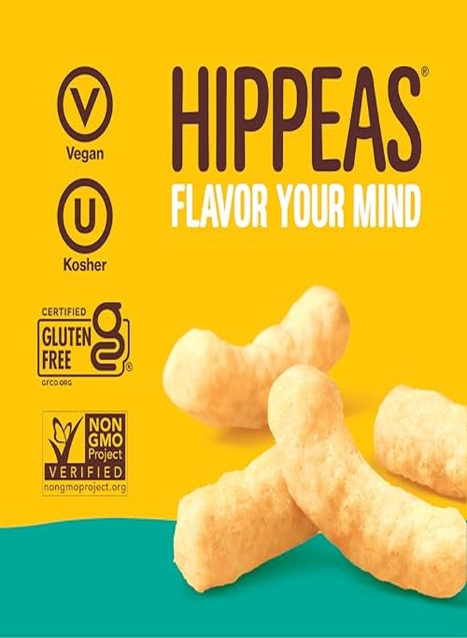 Hippeas Chickpea Puffs, Groovy White Cheddar, 4 Ounce (Pack of 6), 4g Protein, 3g Fiber, Vegan, Gluten-Free, Crunchy, Plant Protein Snacks - Image 5