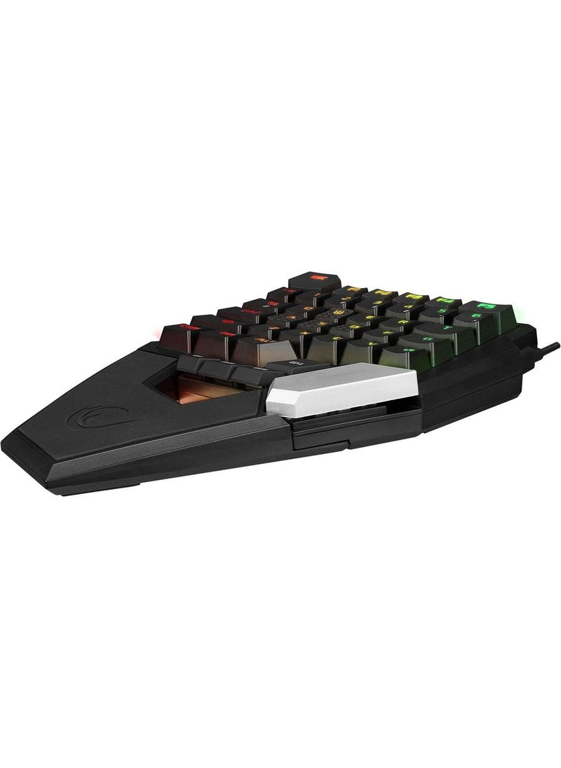KB-277 Omni Type C RGB 6 Different Lighting Q Mini Gaming Keyboard