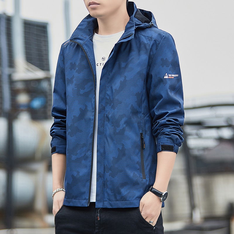 Jacket Men'S 2023 New Fashion Brand All-Match Outer Wear Long-Sleeved Top Men'S Loose Casual Jacket - Image 2