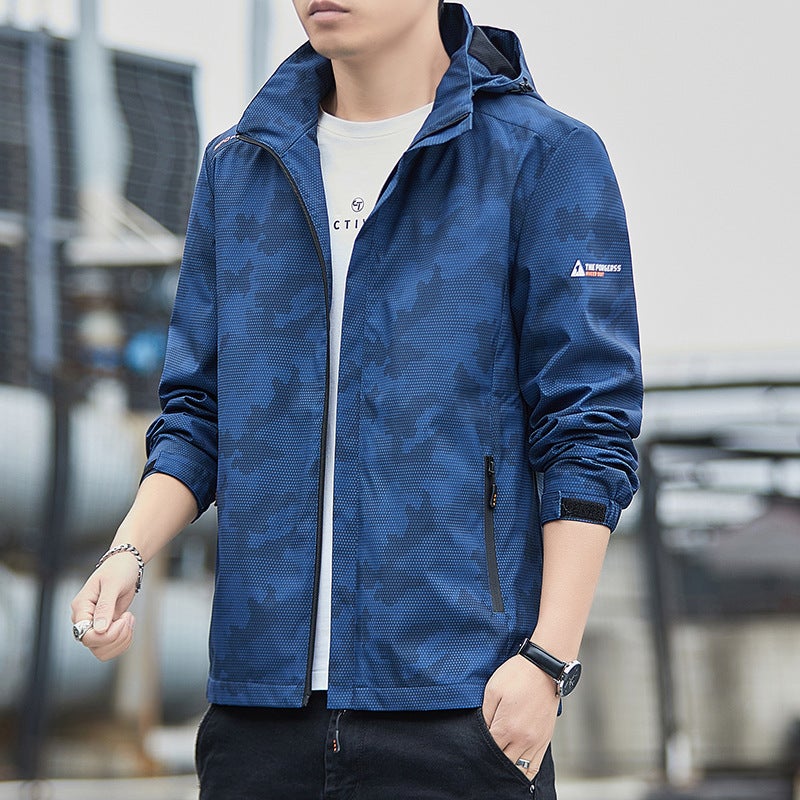 Jacket Men'S 2023 New Fashion Brand All-Match Outer Wear Long-Sleeved Top Men'S Loose Casual Jacket - Image 3