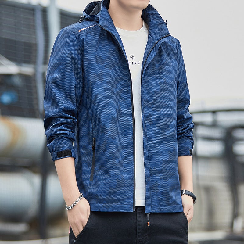 Jacket Men'S 2023 New Fashion Brand All-Match Outer Wear Long-Sleeved Top Men'S Loose Casual Jacket - Image 5
