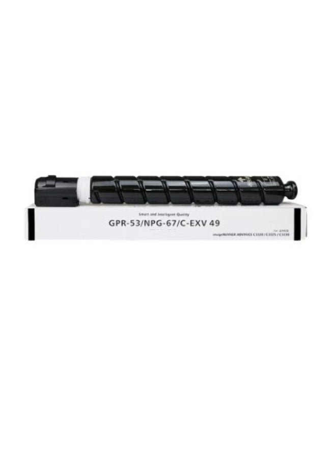 Terabyte Compatible Canon CEXV49 Compatible Toner for Canon IR ADV C3320 C3325 C3330 C3520 C3525 C3530 C3725 C3720 (Black) - Image 1