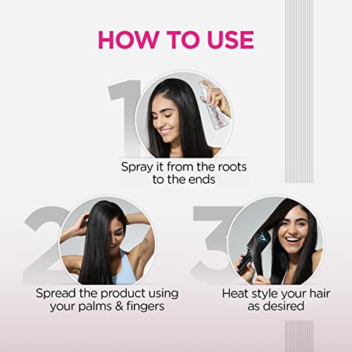 Bblunt Hot Shot Heat Protection Hair Mist | Designed for Indian Hair | Prevents Damage | Upto 230° Celsius Protection | Hair Spray for Men & Women | 150 ml - Image 4