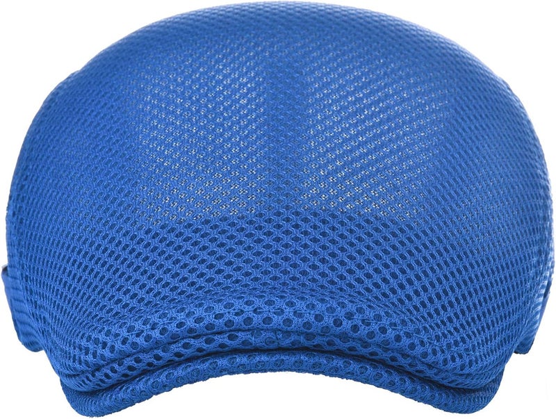 VOBOOM Men Breathable Mesh Summer Hat Adjustable Newsboy Beret Ivy Cabbie Flat Cap - Image 3