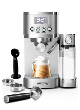 Automatic Espresso and Cappuccino Machine With Milk Frother 20Bar Espresso Maker With Double Boilers And Self Cleaning For Home For Cappuccino or Latte 1.3L - pzsku/Z998420977501EF7A152FZ/45/1746224806/a54e10a4-f11b-4e7c-b09d-911f9d1c8314