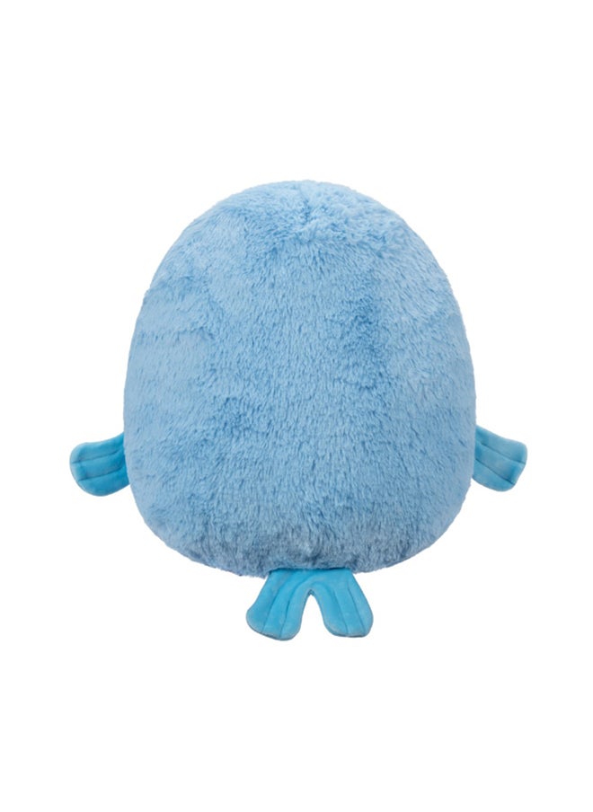 Squishmallows - 12 inch Harvey Blue Walrus Fuzzamallow , Officially Licensed Kellytoy Plush Toy, Colorful Soft Toy, Gift for Kids, Girls & Boys Washable Squishy Stuff Toy Multicolor All Age - Image 1