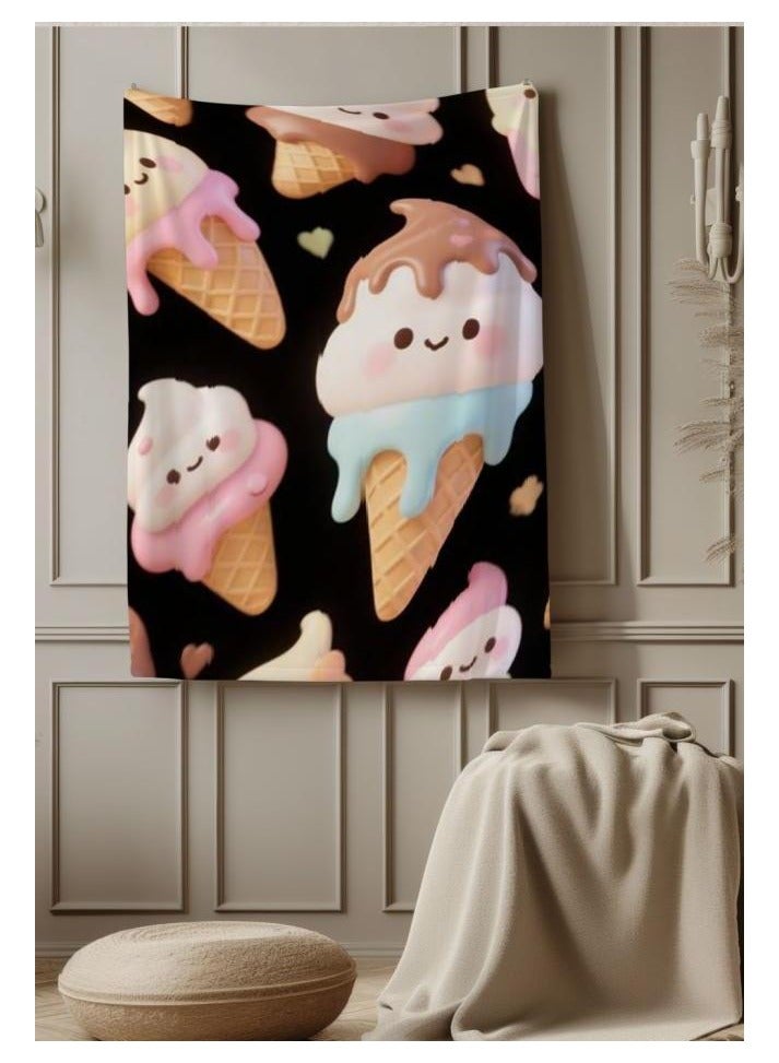 general Children's or student cartoon flannel thin blanket (warm and comfortable, suitable for sleep, games) 100cm*150cm - 484 - Image 4