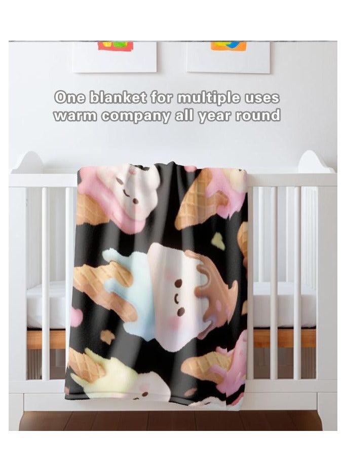 general Children's or student cartoon flannel thin blanket (warm and comfortable, suitable for sleep, games) 100cm*150cm - 484 - Image 5