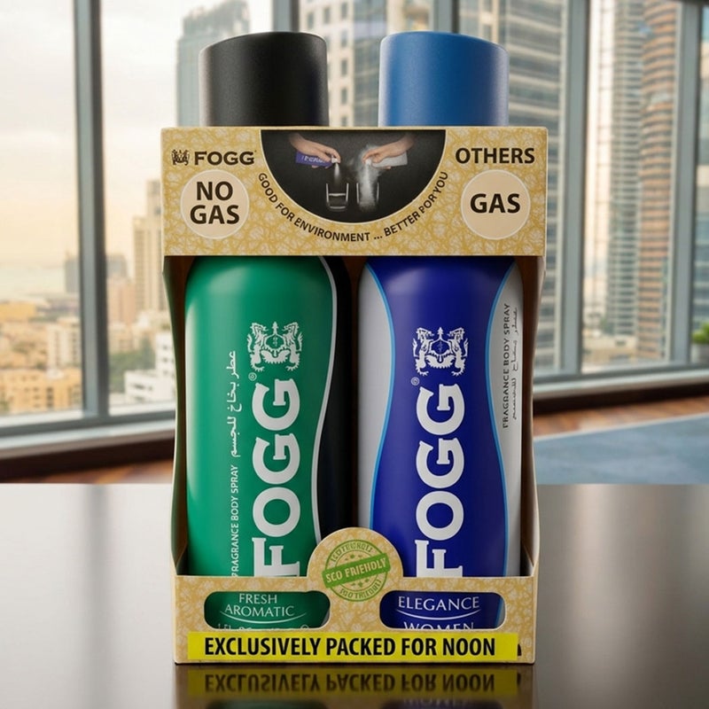 FOGG باقة هدايا فogg 120 مل له ولها - أناقة / عطر منعش - Image 1