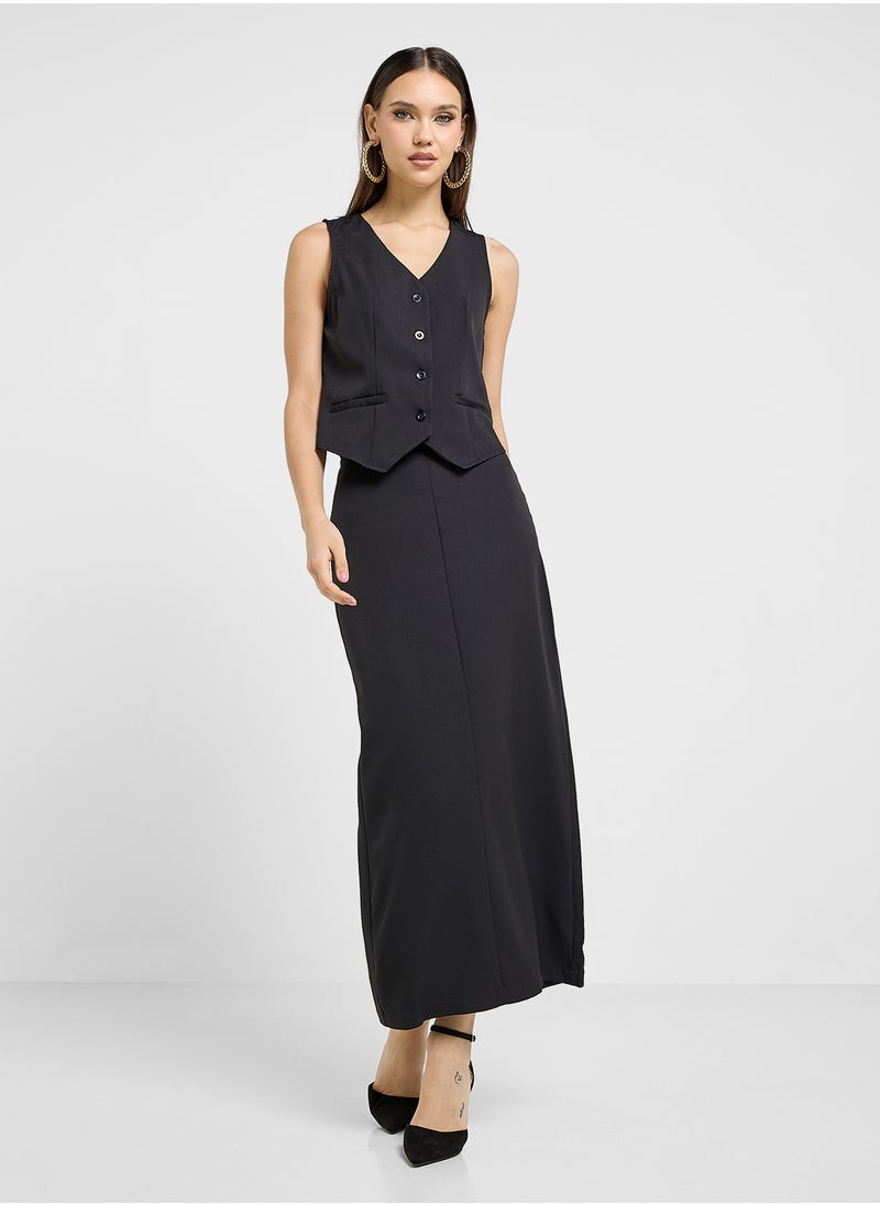 ELLA Tailored Vest & Skirt Set  - Image 1