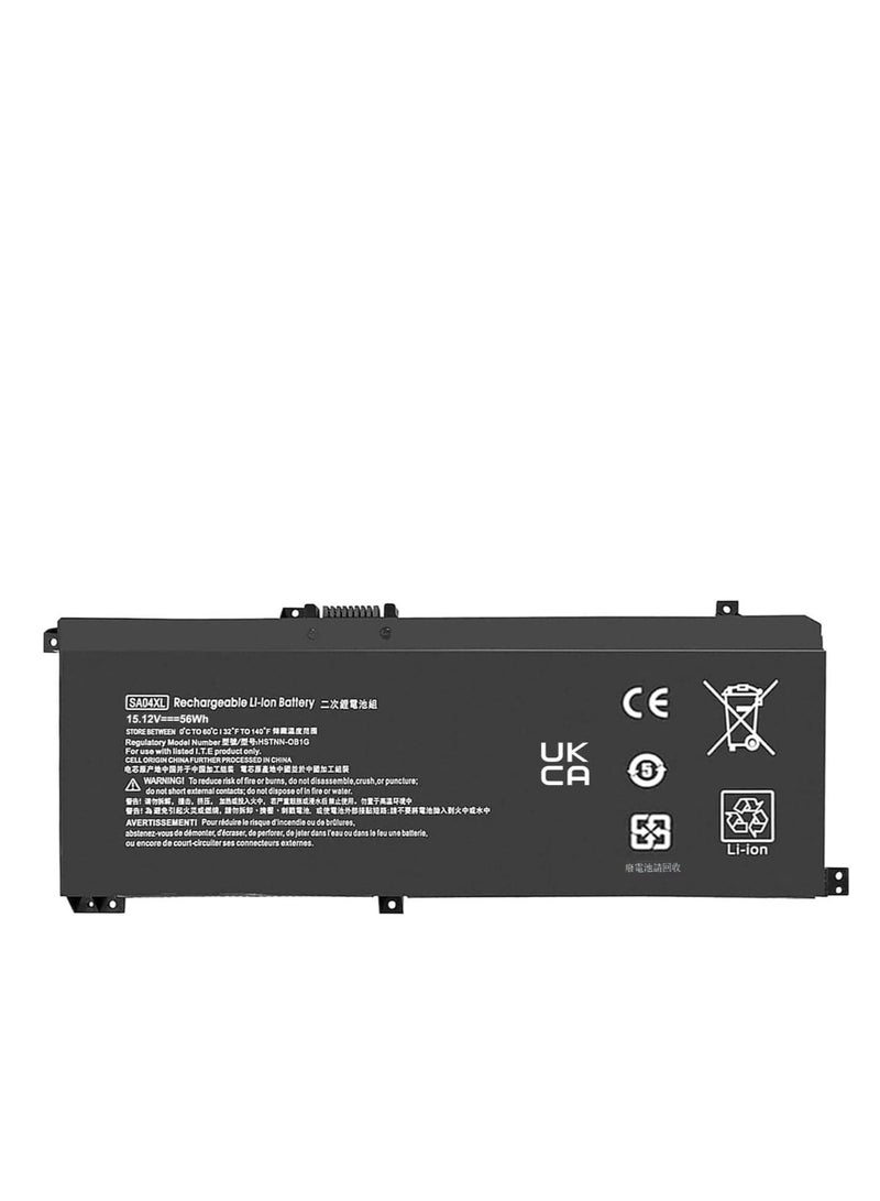 Terabyte بطارية لابتوب SA04XL لجهاز HP Envy X360 15-DS 15-DR0010TX 15Z-DS 15T-DR 15M-DR 15-dr0xxx dr1xxx 15-ds0xxx 17M-CG1013DX 17M-CG001 3DR X 17 CG 17T-CG - Image 1
