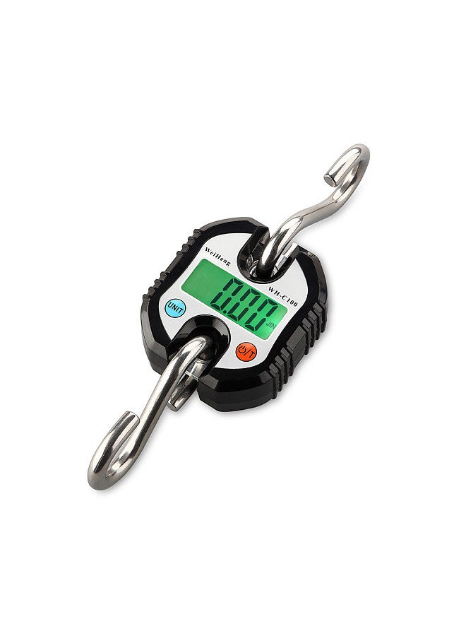 Mini Portable Electronic Scale, Digital Luggage Scale, Fish Scale, with Zero Tracking and Tare Function, 150kg Double-range Scale, Digital Hanging Scale