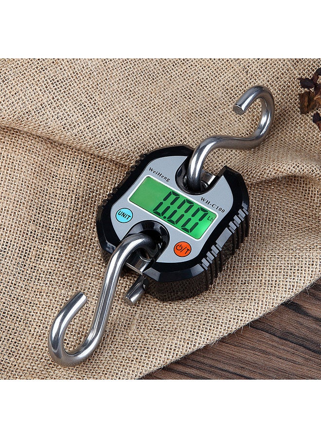 Mini Portable Electronic Scale, Digital Luggage Scale, Fish Scale, with Zero Tracking and Tare Function, 150kg Double-range Scale, Digital Hanging Scale