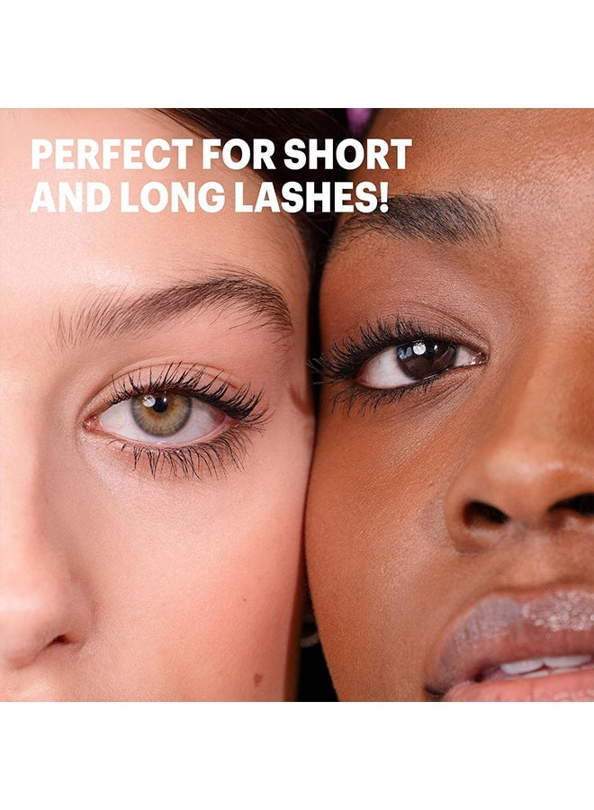 Sweet Mint Mascara Black,Iron Wand Waterproof With Metal Brush,3D Curling Tubing Mascara,Natural Volume and Length,Quick-Drying and Smudge-Proof,#Black - Image 3