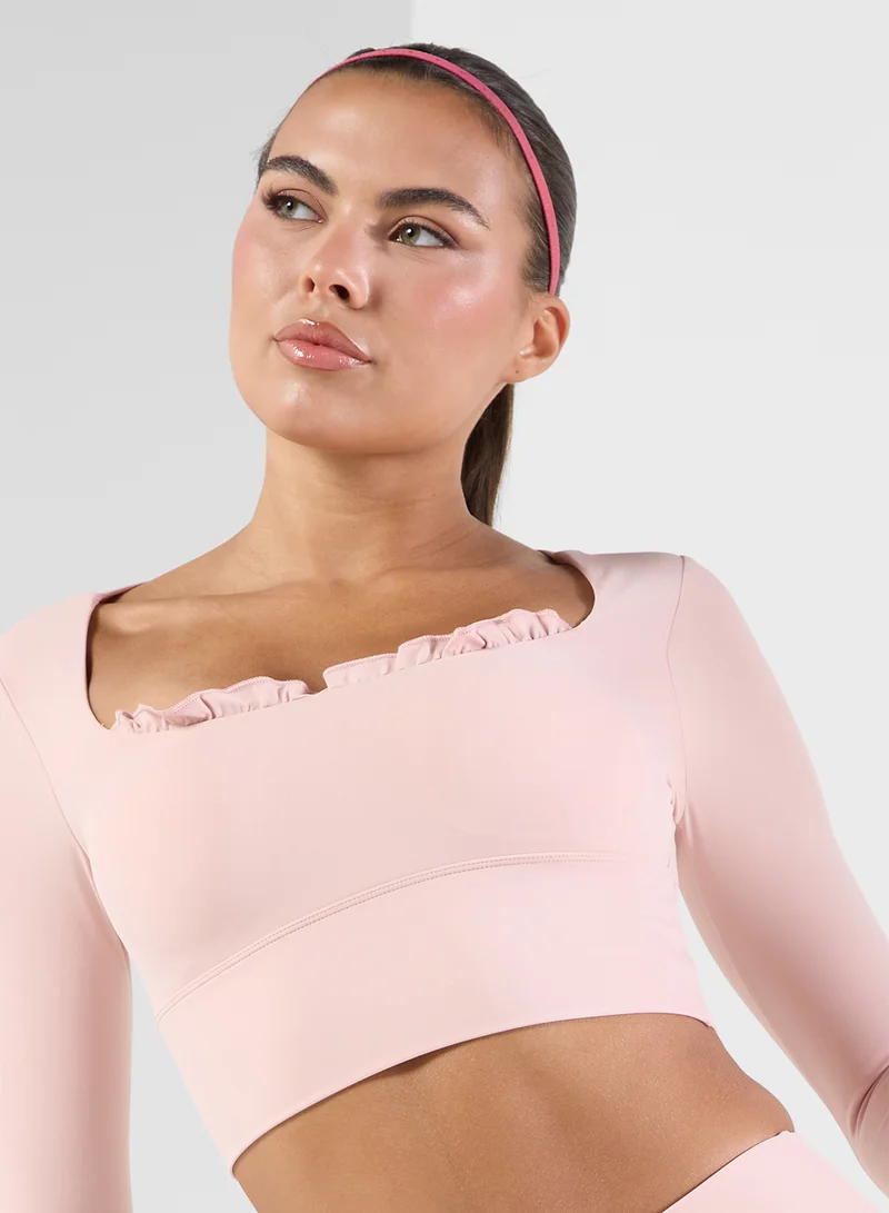 FRWD Frill Detail Sculpting Top