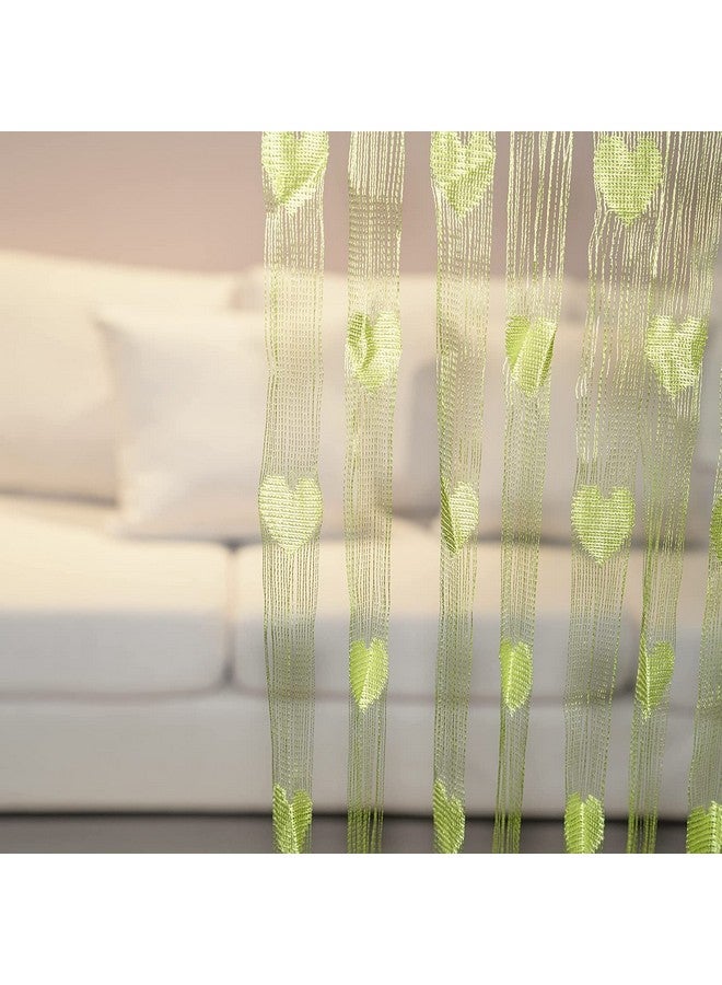 بينديا ستارة PINDIA المصنوعة من مادة البولي راتنج المزخرفة على شكل قلب مع جيب قضيب شبه شفاف - خضراء، بطول 6 أقدام - Image 4