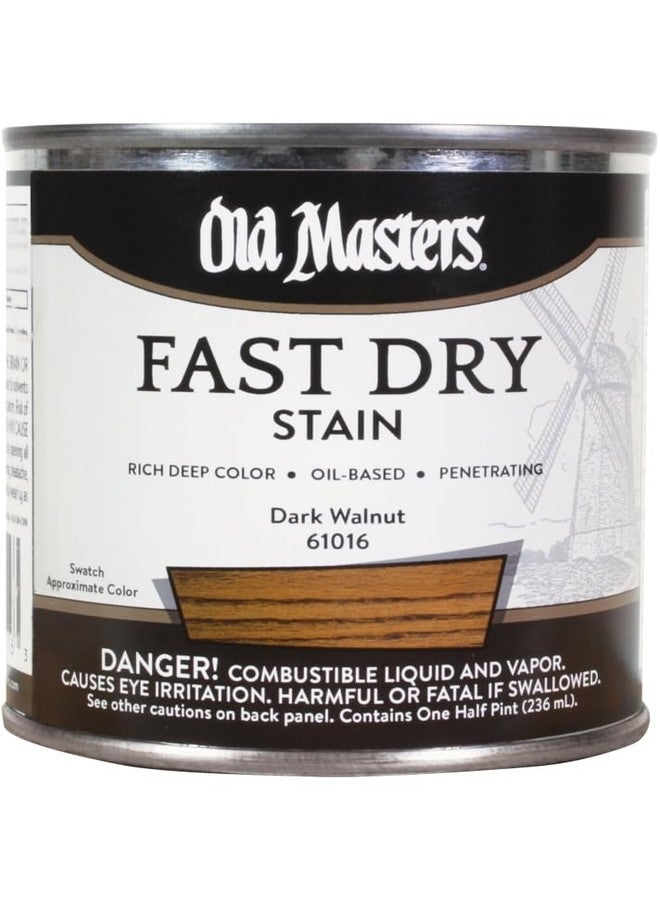 Old Masters 61016 Fast Dry Stain Interior Oil-Based Wood Stain, Dark Walnut, 1/2Pt - Image 3