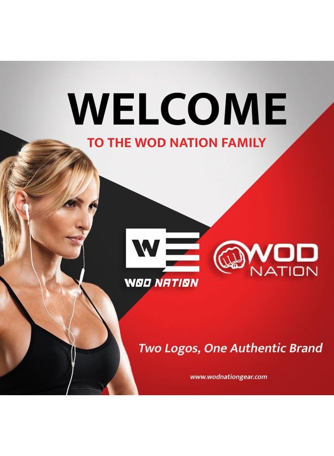 WOD Nation أربطة المعصم لرفع الأثقال - أربطة المعصم لرفع الأثقال للرجال والنساء (12" أو 18") (12 بوصة - أسود/رمادي) - Image 5
