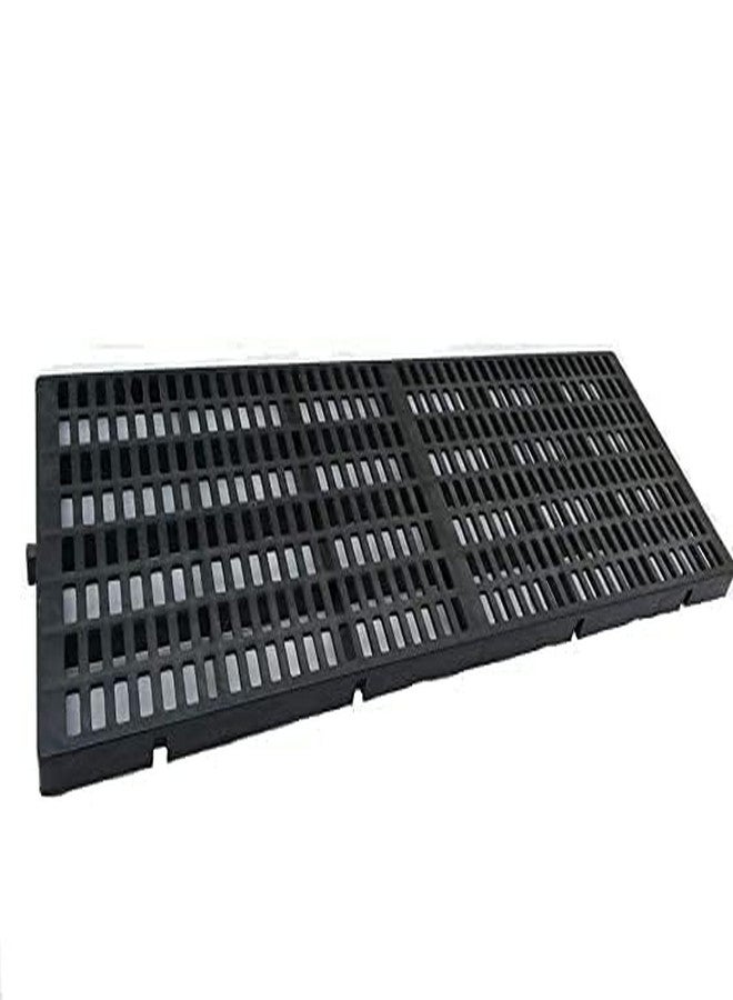D&C PAWS Multipurpose Heavy Duty 36X12 Inch Rectangular Shape Non Skid Plastic Bottom Flooring Mat Ideal for Dogs, Cats, Rabbit and Goat - Black (Pack of 2 Pcs) - Image 2