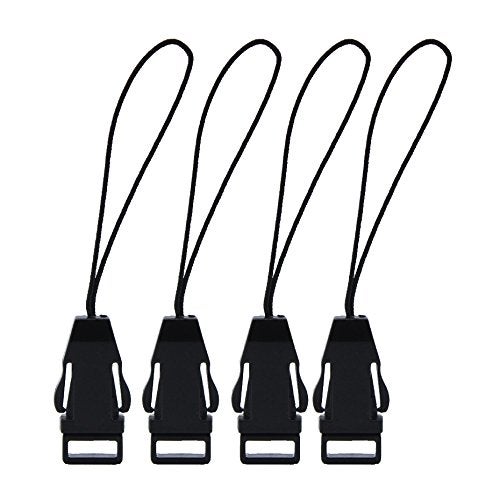 Photo Trust 4 Sets Mini QD Loops 1mm System Connectors Quick Neck Strap Adapter Quick Release Compatible with Fujifilm Samsung Sony Olympus Panasonic Canon Nikon Pentax - Image 1