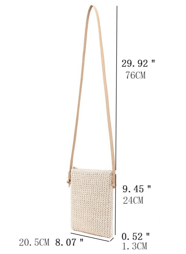 KASTWAVE Large Capacity Women Tote Bag Straw Hand Bag with Tassel Women Summer Beach Storage Handbag Shoulder Bag for Summer Beach and Everyday Use - Image 5