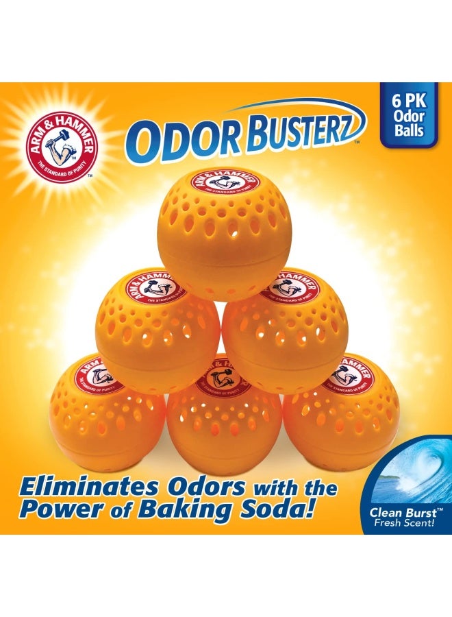 Arm & Hammer كرات أرم هامر لإزالة الروائح - عبوة 6 كرات للانتعاش طويل الأمد - Image 3