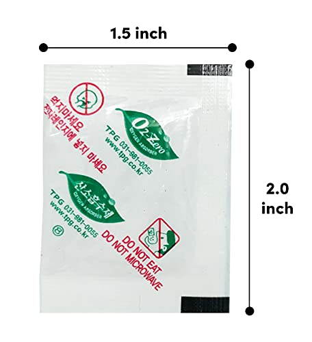 OXYGONE 100 CC [80 Packets] Premium Oxygen Absorbers for Food Storage, Oxygen Absorbers(2 Bag of 40 Packets) - ISO 9001 Certified Facility Manufactured - Image 2