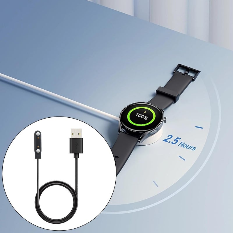 Durability PVC Charging Cord Ideal for Smartwatch Men Women for Seekings Easy Connectivity Charging Cable - Image 2