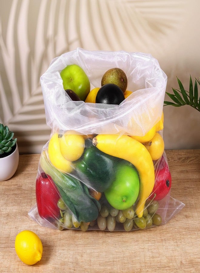 AojSup 40 Pcs Large Organza Bags - 16 x 24 Inches Extra Big Organza Drawstring Bags, White Mesh Bag for Gifts, Wedding Favors, Jewelry & Party Decor (40 x 60cm) - Image 4