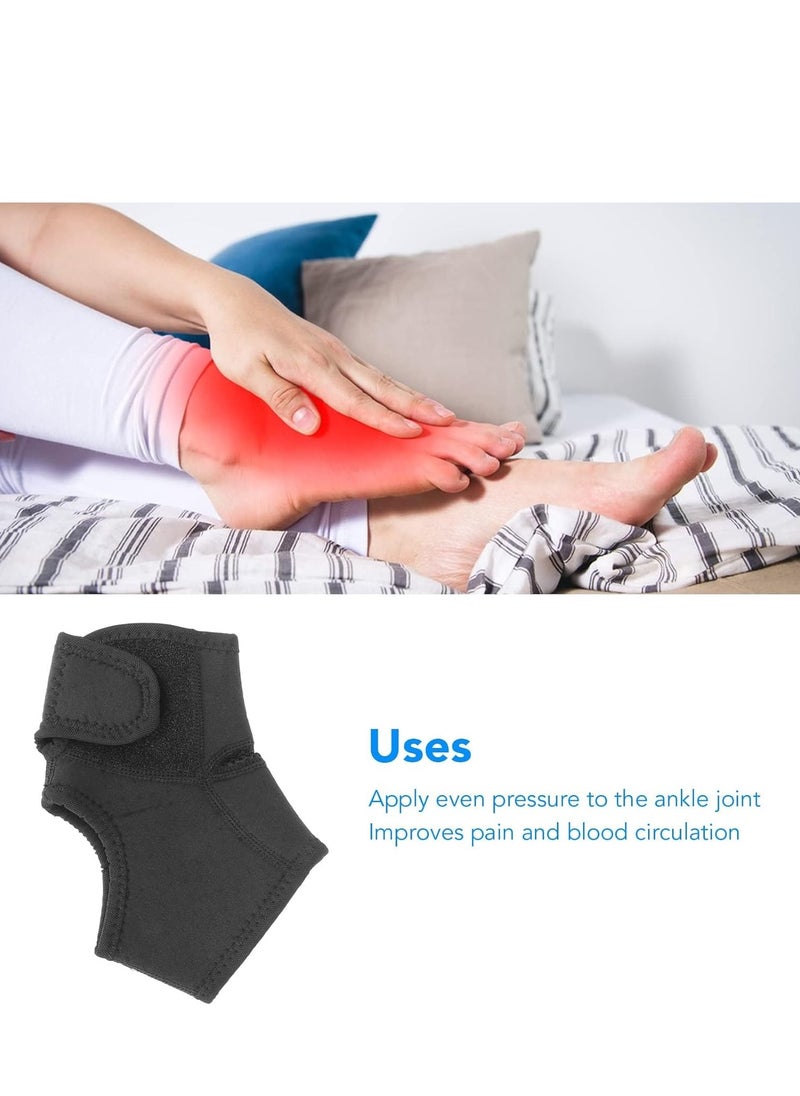 KASTWAVE Ankle Brace for Men & Women, Orthopedic Brace - Adjustable Compression Wrap for Swelling Joint Pain Sprained Ankle for Men Women Sprain Support Ankle Stabilizer Brace (Right Foot)  - Image 3