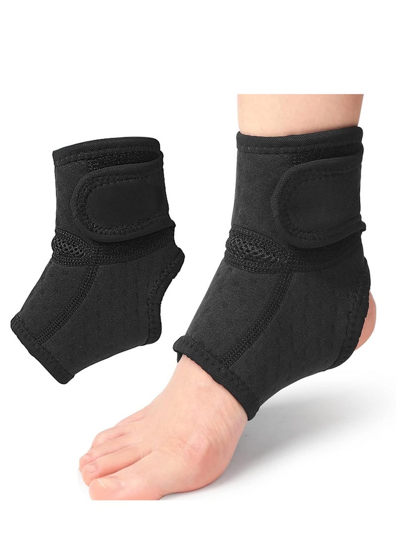 KASTWAVE Ankle Brace for Men & Women, Orthopedic Brace - Adjustable Compression Wrap for Swelling Joint Pain Sprained Ankle for Men Women Sprain Support Ankle Stabilizer Brace (Right Foot)  - Image 1