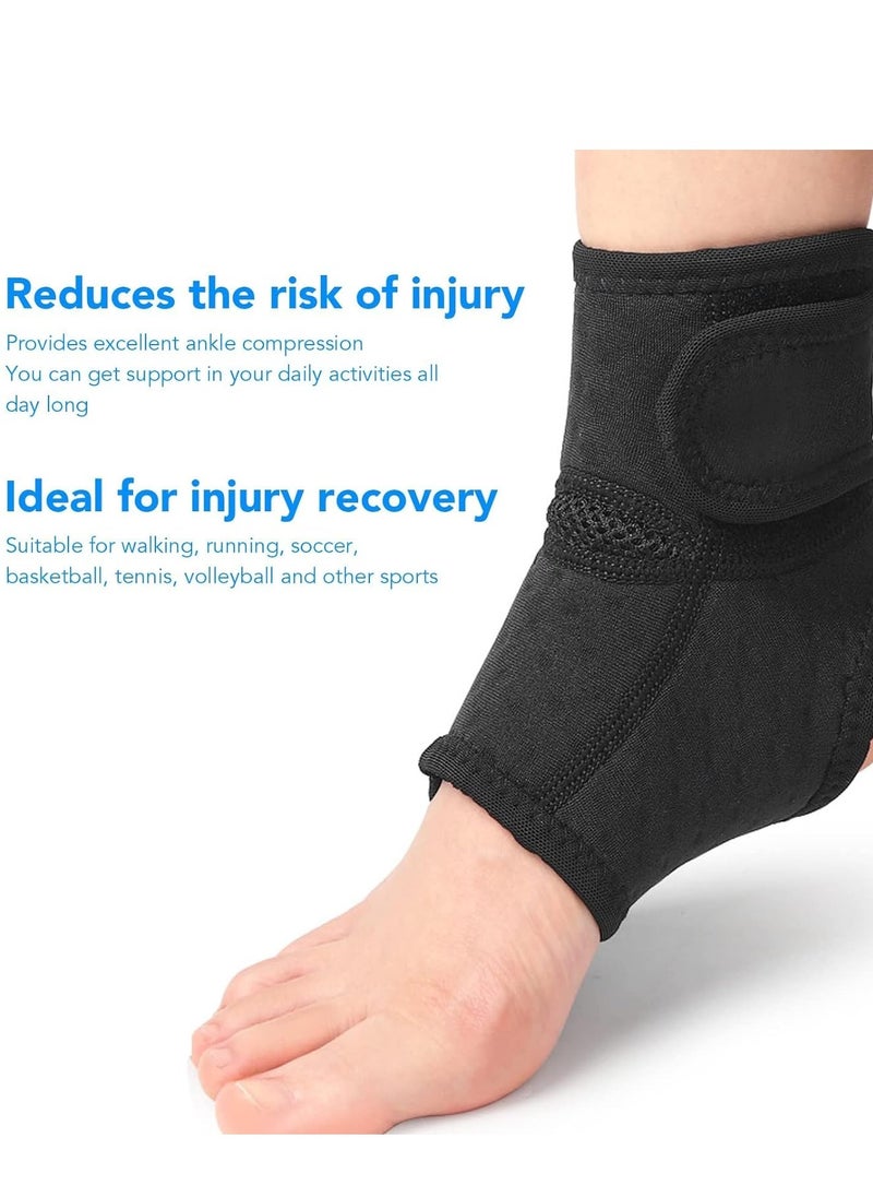 KASTWAVE Ankle Brace for Men & Women, Orthopedic Brace - Adjustable Compression Wrap for Swelling Joint Pain Sprained Ankle for Men Women Sprain Support Ankle Stabilizer Brace (Right Foot)  - Image 4