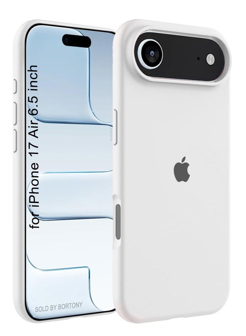 iPhone 17 Air Case Liquid Soft Silicone Slim iPhone 17 Air Cover with Inside Microfiber Lining Shockproof Protective Phone Case for iPhone 17 Air 6.5 inch - Image 1