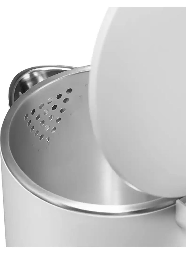 Tank Safe Touch Classic Electric Kettle, 1.5L, 1500W, Stainless Steel, White, GS-EK2417 - Image 3