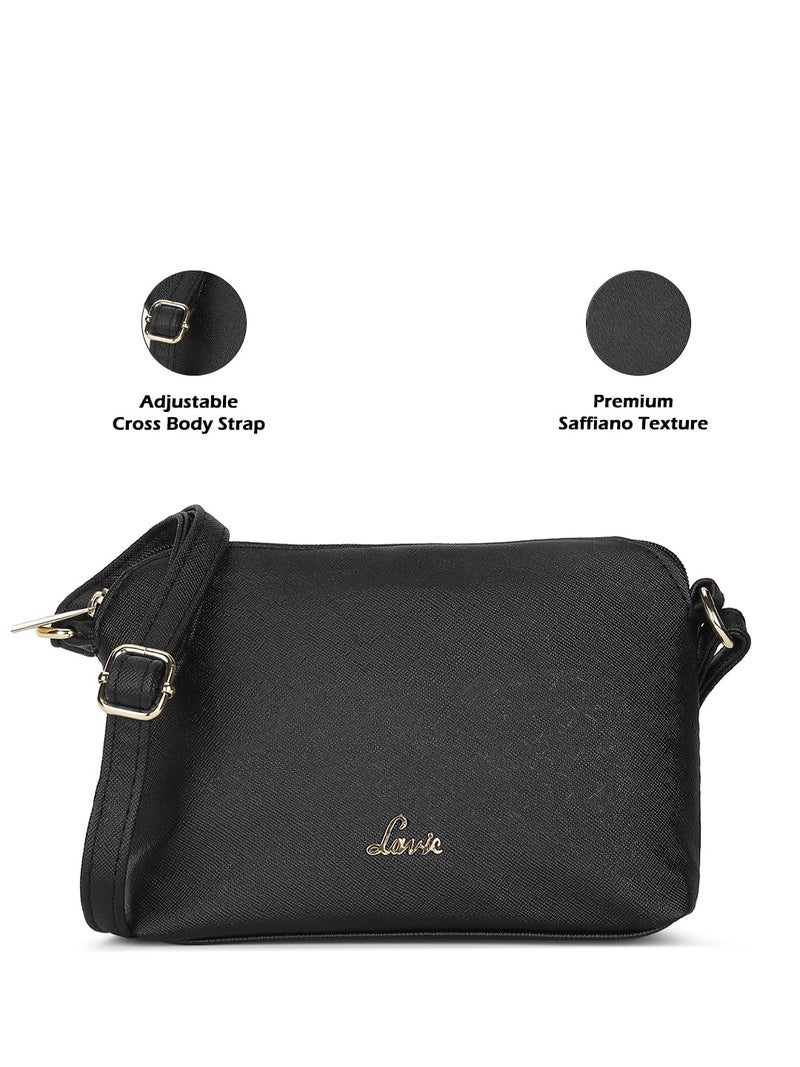 Lavie Moritz Women's Cross body Sling (Jet Black) (SDBR876019N3) - Image 4