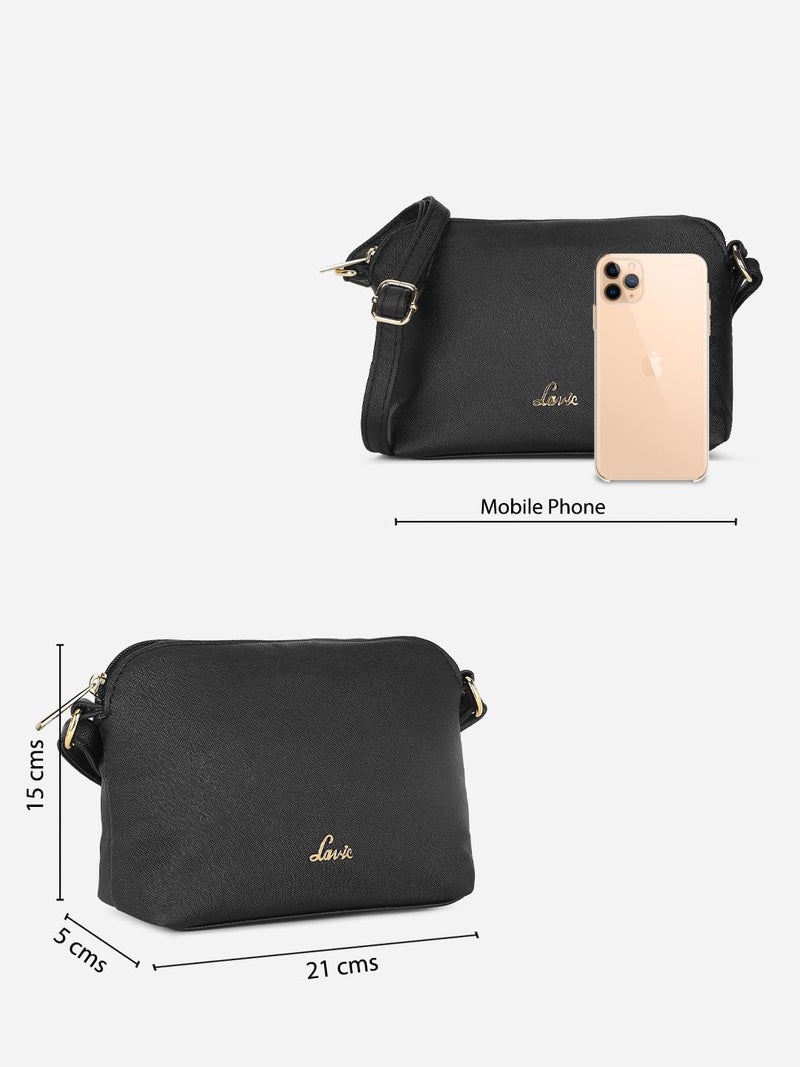 Lavie Moritz Women's Cross body Sling (Jet Black) (SDBR876019N3) - Image 5