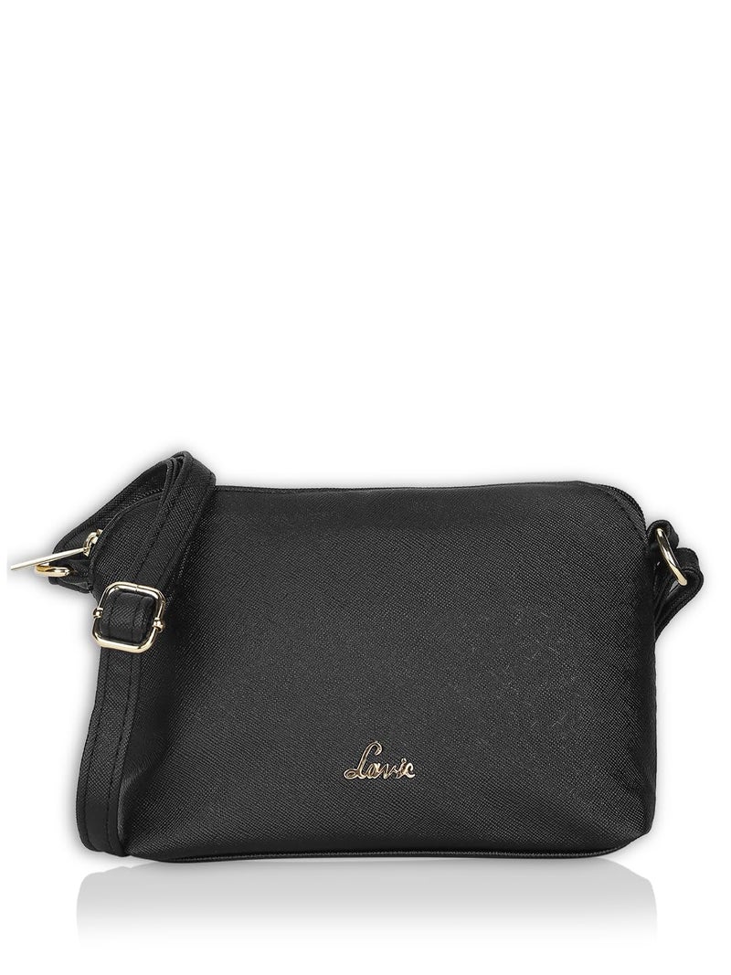 Lavie Moritz Women's Cross body Sling (Jet Black) (SDBR876019N3) - Image 1