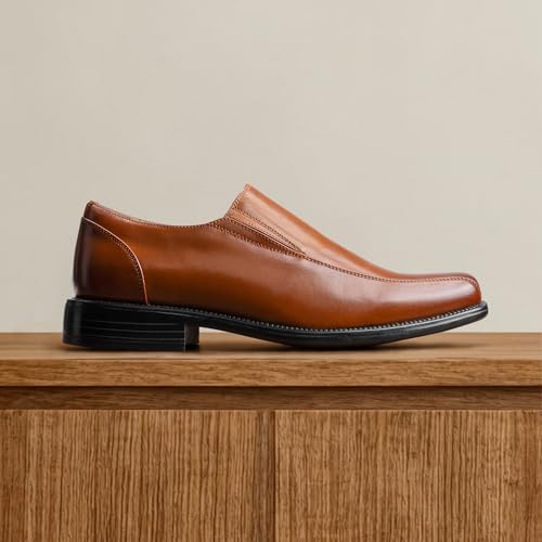 Bruno Marc Men's Slip on Dress Loafers Shoes,Size 12,Brown,STATE-01 - Image 3