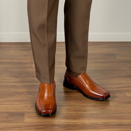 Bruno Marc Men's Slip on Dress Loafers Shoes,Size 12,Brown,STATE-01 - Image 5