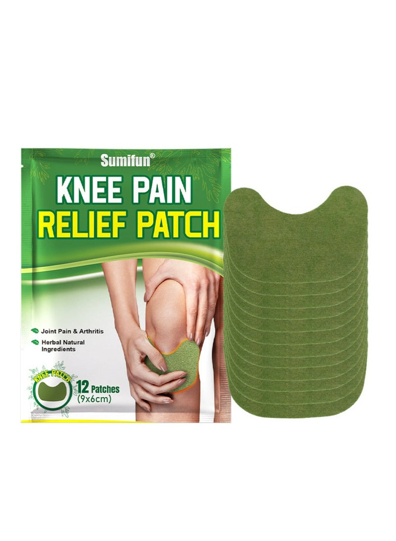 Sumifun 24Pcs Knee Pain Relief Patches, Wormwood Extract Heating Patches for Natural Joint & Muscle Soothing, 8-Hour Warm Therapy for Knee, Back, Neck, Shoulder - Image 4