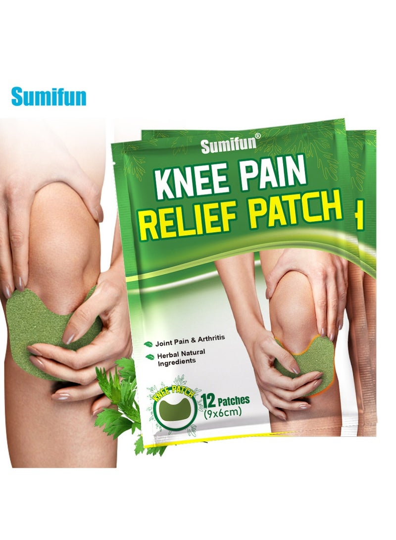 Sumifun 24Pcs Knee Pain Relief Patches, Wormwood Extract Heating Patches for Natural Joint & Muscle Soothing, 8-Hour Warm Therapy for Knee, Back, Neck, Shoulder - Image 5