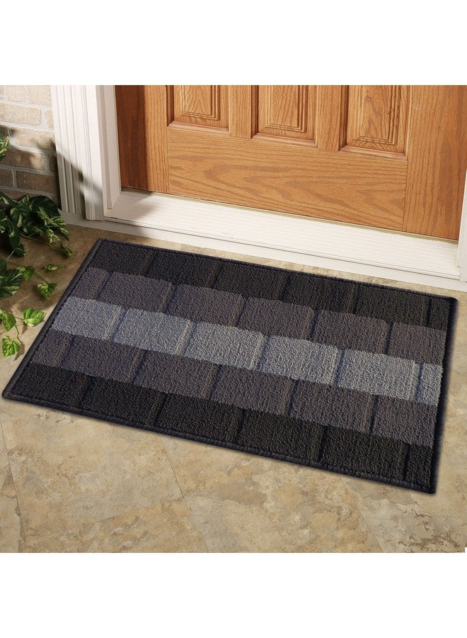 Status Contract Anti Slip Front Door Mat|(38x58cm) Living Room Rug for Entrance Door|Polypropylene Floor Mat for Home|Essential Small Rugs for Office, Bedroom & Kitchen| (Grey), Rectangular - Image 2