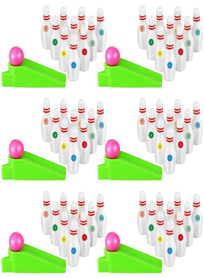 Kathfly Bowling Party Favors for Kids Mini Game with Miniature Bowl Pins Ramp Bowl Ball Tabletop Bowling Sets Goodie Bag Fillers for School Classroom Prize Party(25 Set) - Image 1