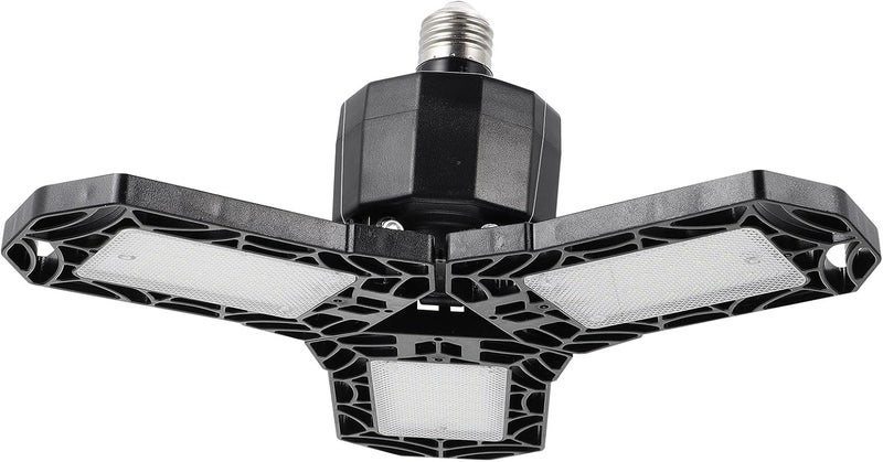 Angoily Folding Garage Light 40w Multi-Purpose Deformable Indoor Warehouse Lamp Black Industrial Bay Lighting - Image 1