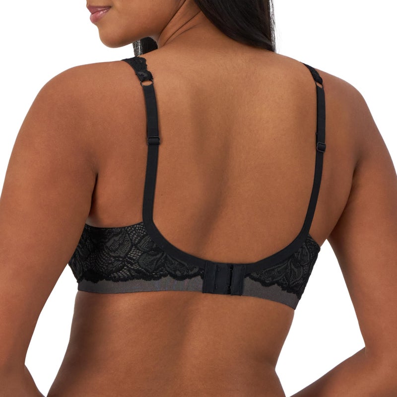 Bali womens Lace Desire Non-foam Underwire Df6543 bra, Black, 34C US - Image 3